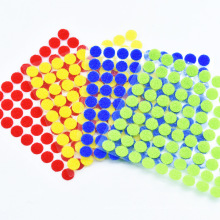 Custom Color Nylon 20mm 25mm Hot Sale Round Coin Hook And Loop Adhesive Dot